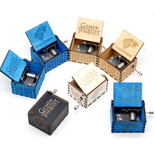 Load image into Gallery viewer, Wooden Hand Crank Music Box