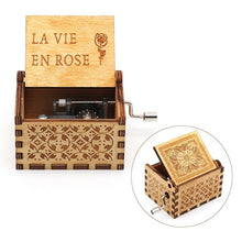 Load image into Gallery viewer, Wooden Hand Crank Music Box