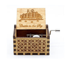 Load image into Gallery viewer, Wooden Hand Crank Music Box