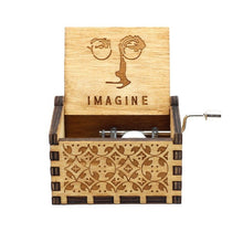 Load image into Gallery viewer, Wooden Hand Crank Music Box