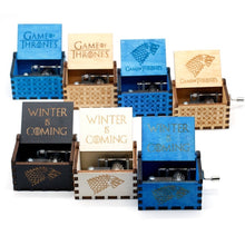 Load image into Gallery viewer, Wooden Hand Crank Music Box