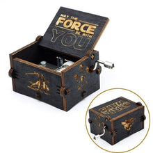 Load image into Gallery viewer, Wooden Hand Crank Music Box