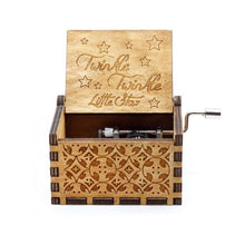 Load image into Gallery viewer, Wooden Hand Crank Music Box