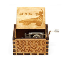 Load image into Gallery viewer, Wooden Hand Crank Music Box