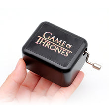 Load image into Gallery viewer, NEW Hand Cranked black Music Box