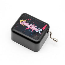 Load image into Gallery viewer, NEW Hand Cranked black Music Box