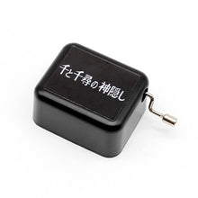 Load image into Gallery viewer, NEW Hand Cranked black Music Box