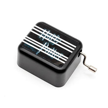 Load image into Gallery viewer, NEW Hand Cranked black Music Box