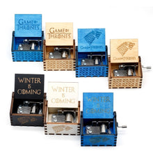 Load image into Gallery viewer, Wooden Hand Crank Music Box