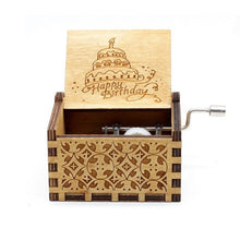 Load image into Gallery viewer, Wooden Hand Crank Music Box