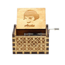 Load image into Gallery viewer, Wooden Hand Crank Music Box