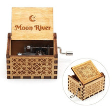 Load image into Gallery viewer, Wooden Hand Crank Music Box