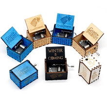 Load image into Gallery viewer, Wooden Hand Crank Music Box