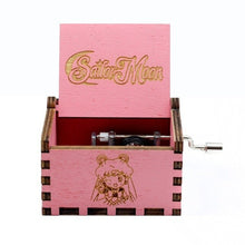 Load image into Gallery viewer, Wooden Hand Crank Music Box