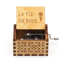 Load image into Gallery viewer, Wooden Hand Crank Music Box